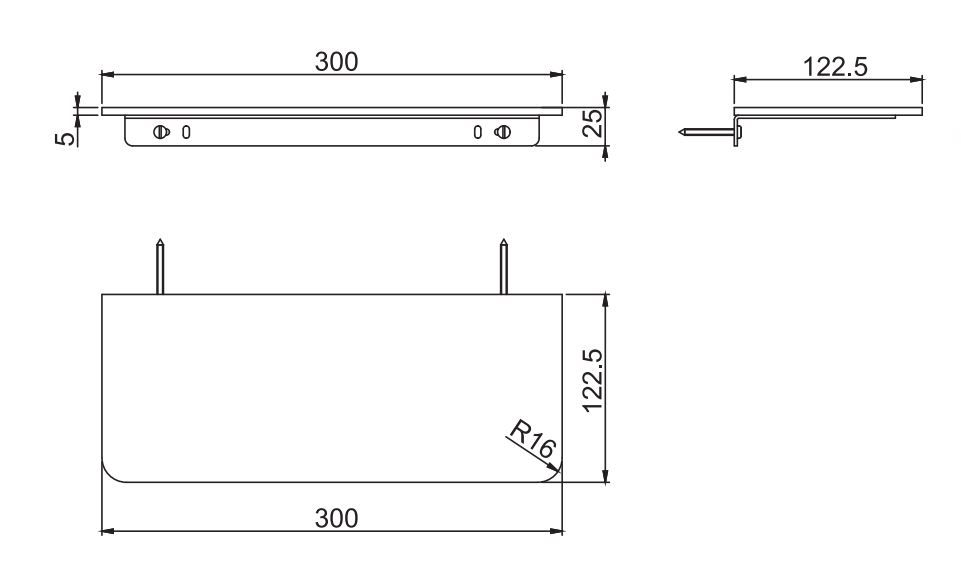 Полочка Fima - carlo frattini Switch F6200/30 схема 1