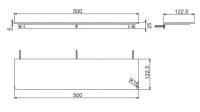 Полочка Fima - carlo frattini Switch F6200/50 схема 3