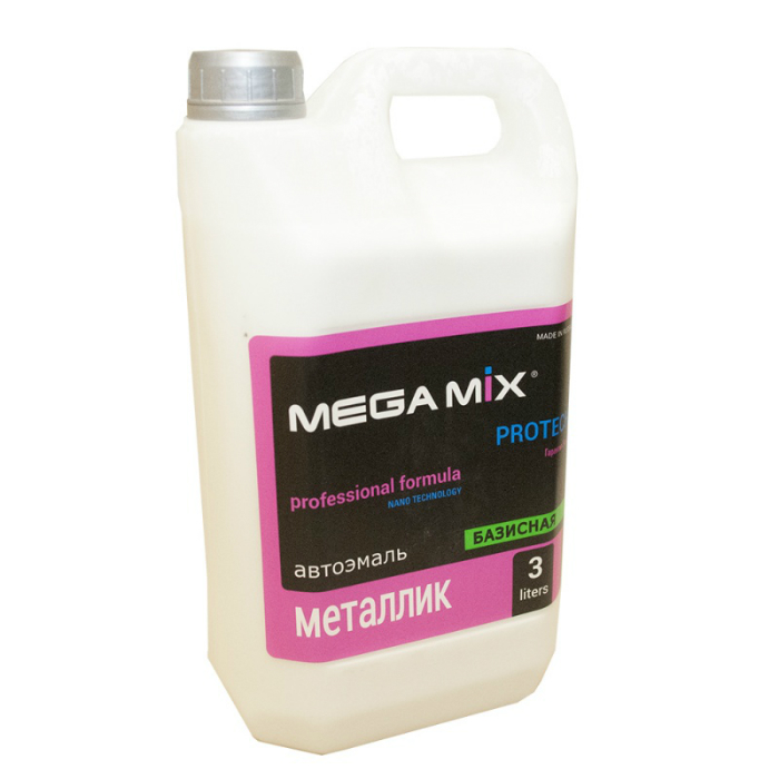 MegaMix Эмаль металлик, название цвета "LC9A PureWhite / WV-Skoda", 3л.