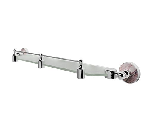WasserKRAFT Aland K-8544 Полка стеклянная с бортиком