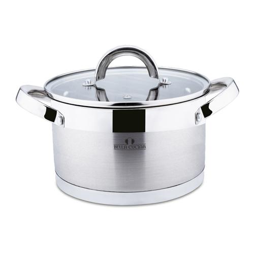 BC-2060 Кастрюля со стеклянной крышкой, 20см Bella Cucina