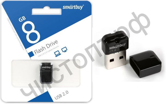 флэш-карта Smartbuy 8GB ART Black