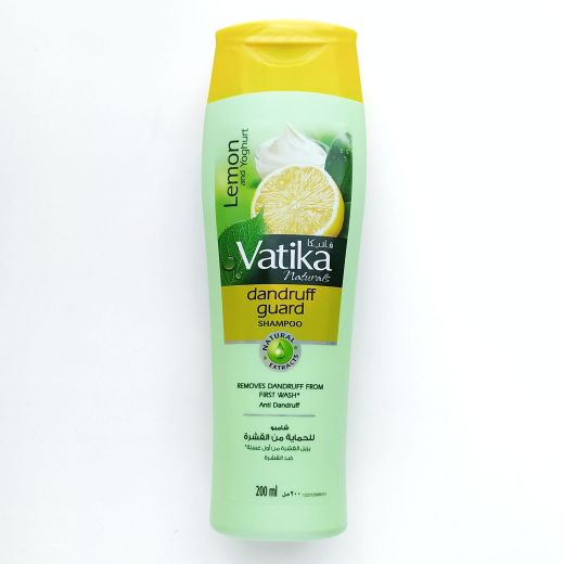 Шампунь Vatika Lemon Dandruff Guard | Лимон От перхоти | 200 мл | Dabur