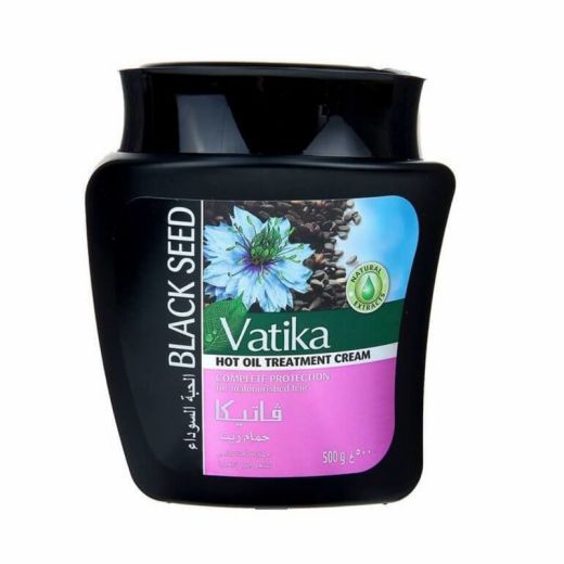 Маска для волос Vatika Black Seed Strong & Shiny | Черный тмин Cила и блеск | 500 г | Dabur