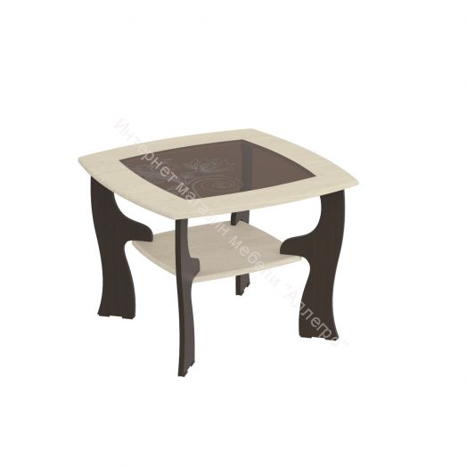 Стол журнальный №14 Венге мали / Ясень жемчужный