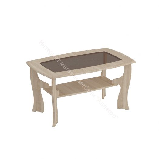 Стол журнальный №15 Дуб Сонома / Ель Карпатская