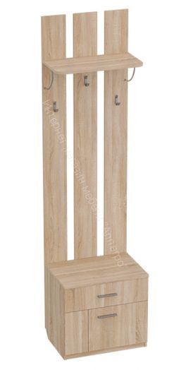 Вешалка Элана с зеркалом