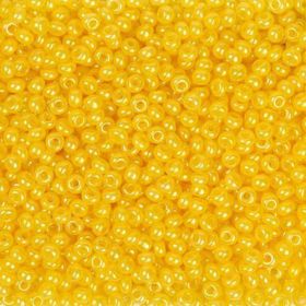 Бисер чешский 17386 желтый непрозрачный Preciosa 1 сорт