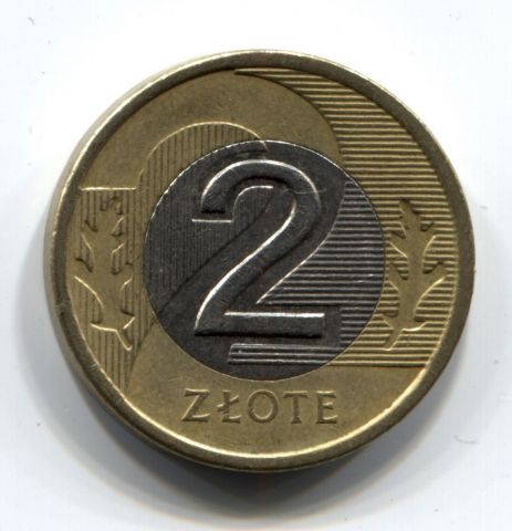 2 злотых 2009 Польша