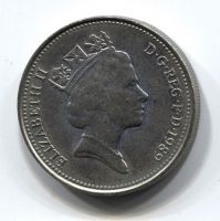 5 пенсов 1989 Великобритания