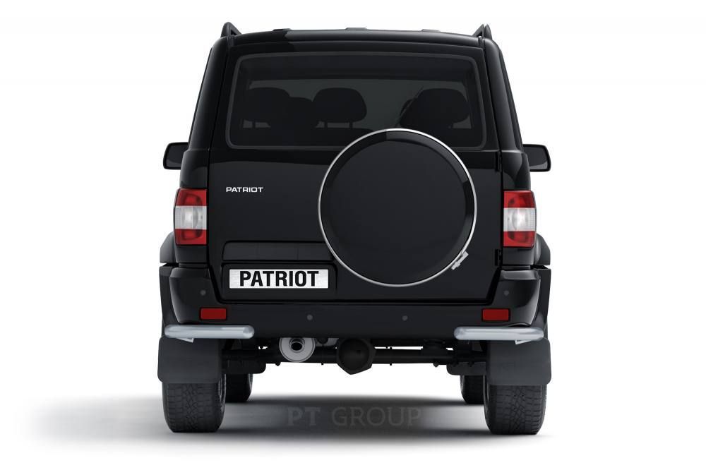 Защита заднего бампера угловая Ø63 мм (ППК) UAZ Patriot с 2014