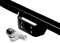 Фаркоп с оцинкованным шаром на Газель NEXT цельно металлический фургон 2016-. Тип шара