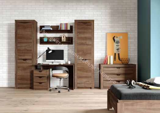 Стол письменный "Соренто" Дуб Стирлинг