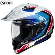 Шлем Shoei Hornet ADV Sovereign, бело-сине-красный