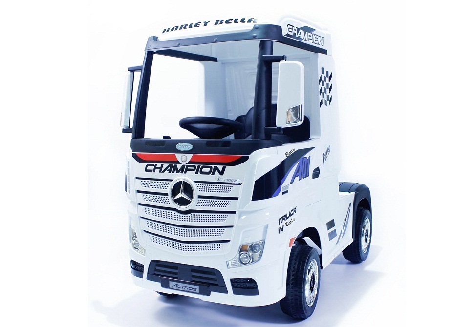 4026. Электромобиль-Фура Mercedes Benz Actros белый