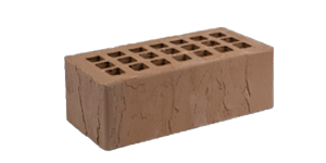 Кирпич керамический облицовочный Тёмно-коричневый “Скала” 1.4 NF (250x120x88) Железногорск