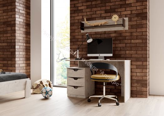 Стол письменный "Соренто" Дуб Бонифаций