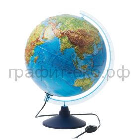 Глобус 32см Globen физико-политический с подсветкой рельефный INT13200233