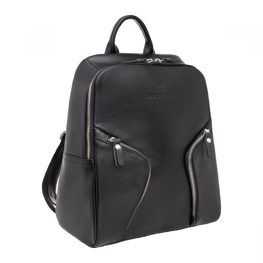 Женский кожаный рюкзак Blackwood Alesia Black