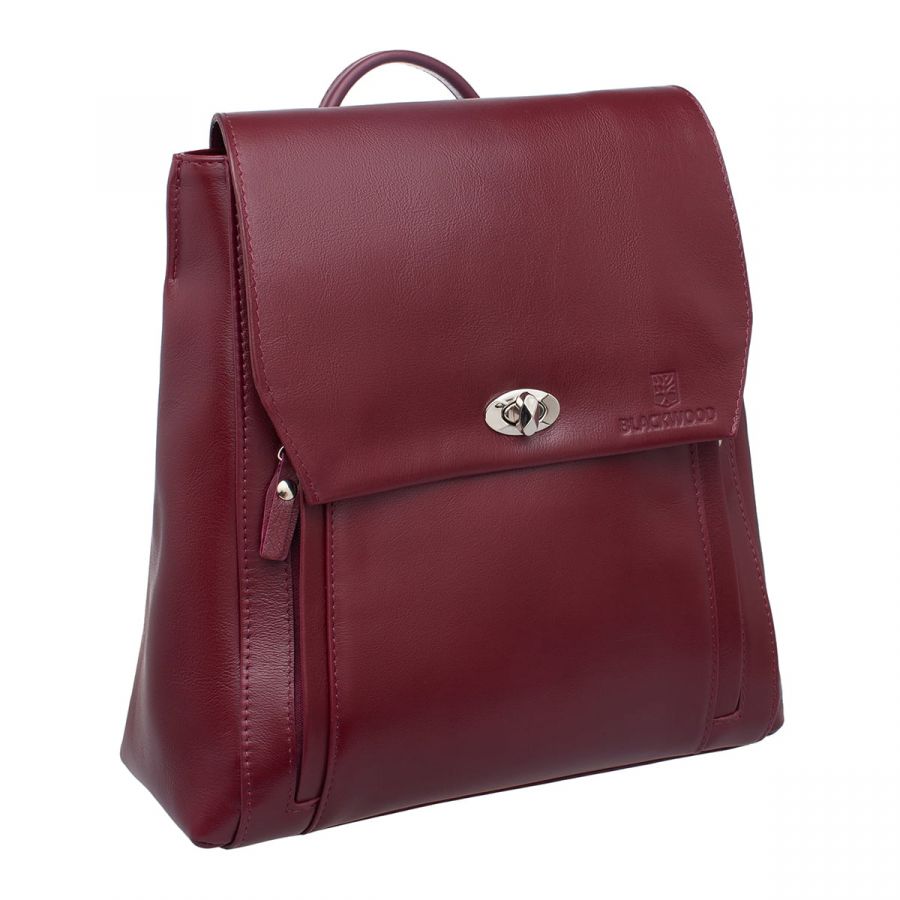 Женский кожаный рюкзак Blackwood Fane Burgundy