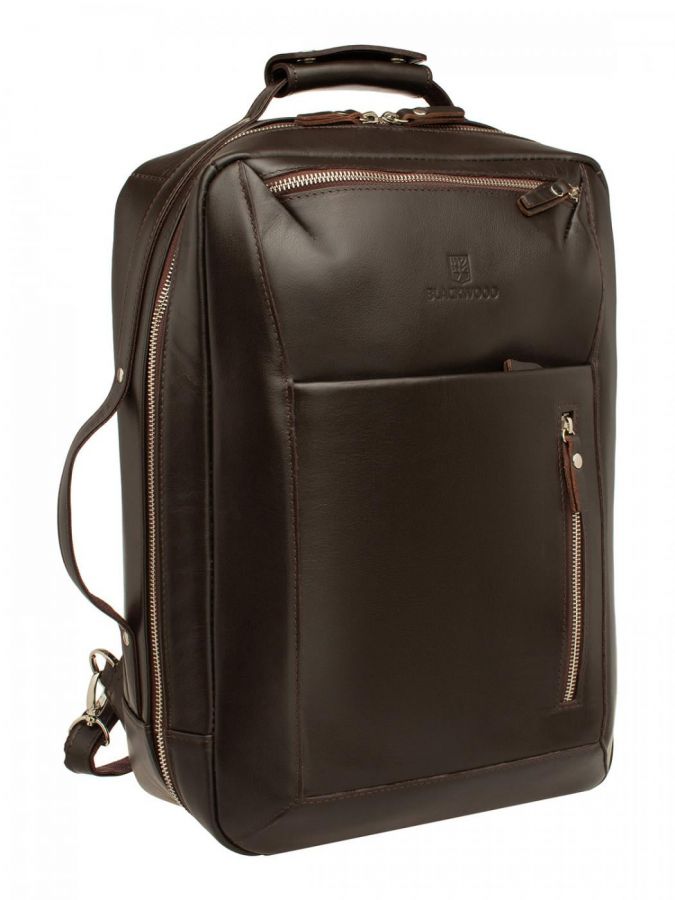 Мужской кожаный рюкзак Blackwood Fairway Brown