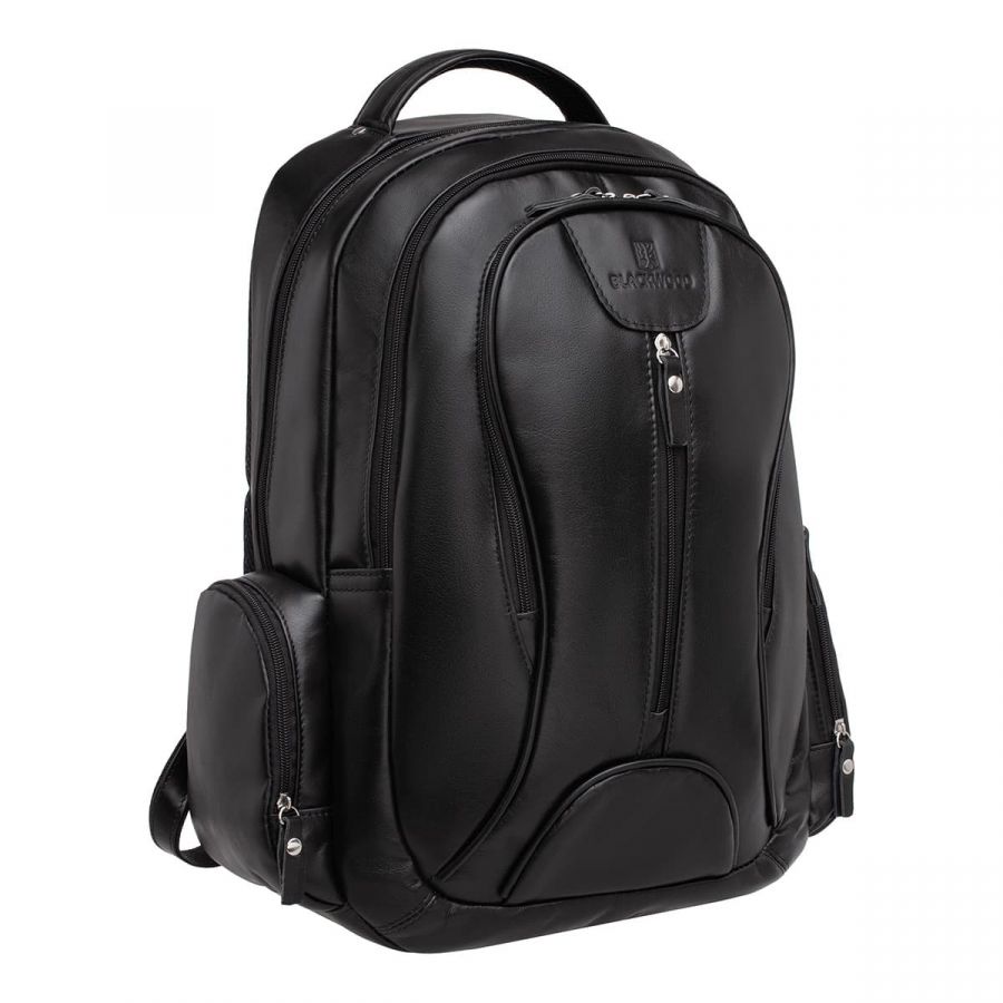 Мужской кожаный рюкзак Blackwood Malvern Black