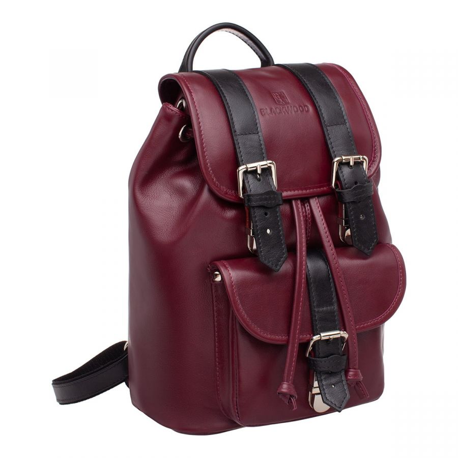 Женский кожаный рюкзак Blackwood Handa Burgundy