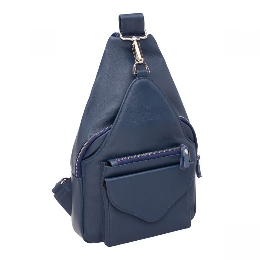 Женский кожаный рюкзак Blackwood Fassett Dark Blue