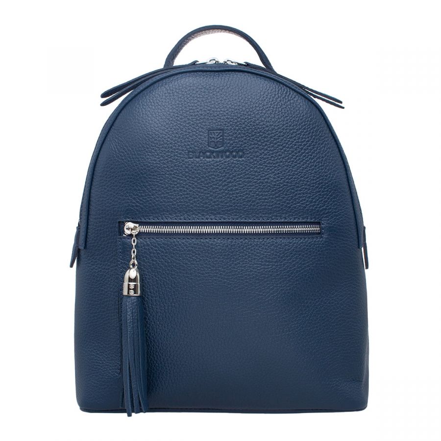 Женский кожаный рюкзак Blackwood Jarsey Dark Blue