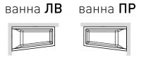 Панели для ванны Hafro Mode 160х90 схема 1