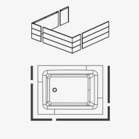 Панели для ванны Hafro Bolla R SFIORO 250х150 схема 8