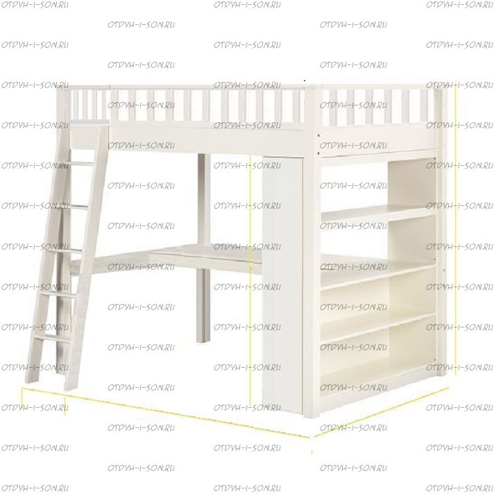 Кровать-чердак Кадет