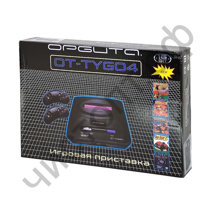 Игровая приставка OT-TYG04   4 игры (368)(конс.с 4 встр.играми, 2джой., бл.пит.,каб.TV) Сега