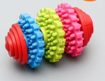 Игрушка литая "Шестеренки" (з вращающихся кольца), TPR, 7,5 см