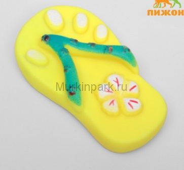 Игрушка пищащая "Босоножка" для собак, 13,5 см, микс цветов