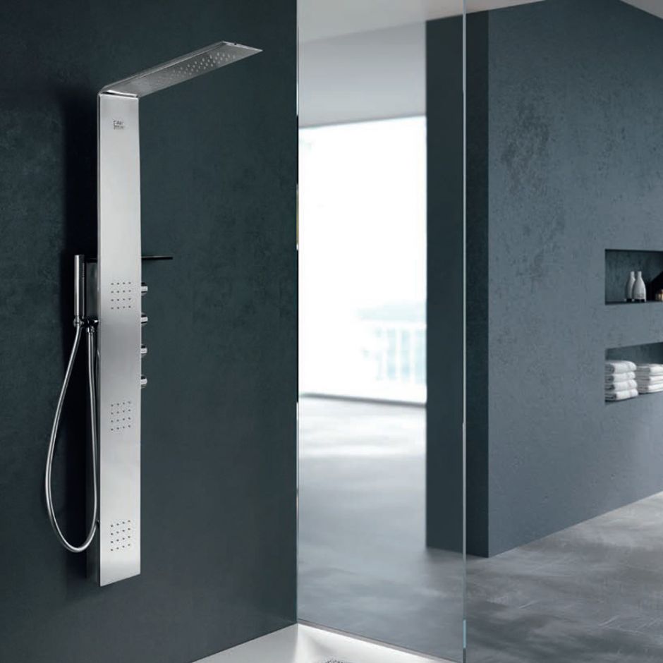 Изображение Душевая панель Hafro Lama acier 4LAA1N0 с термостатическим смесителем