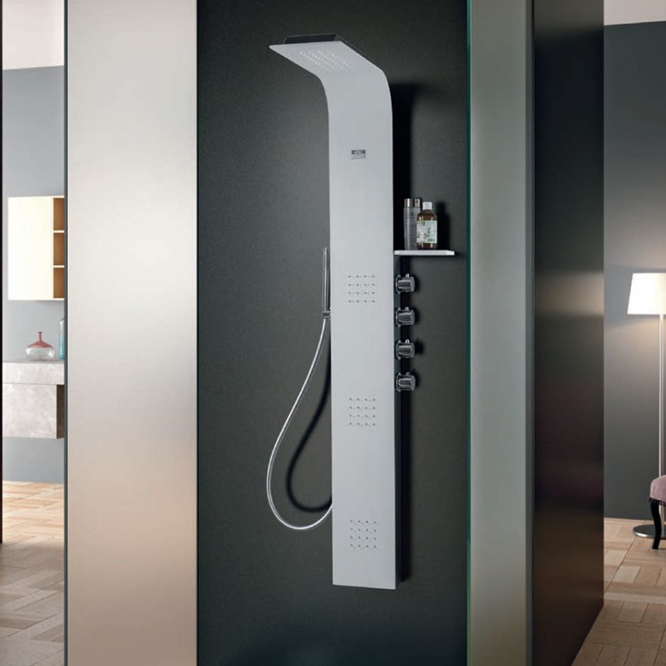 Изображение Душевая панель Hafro Lama Corian 4LAA с термостатическим смесителем