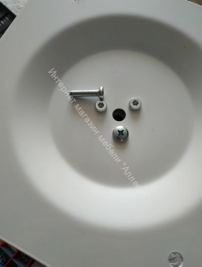 Стол "ST-022" (D 800) белый