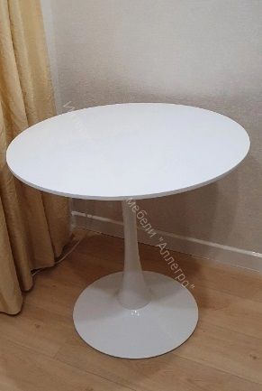 Стол "ST-022" (D 800) белый