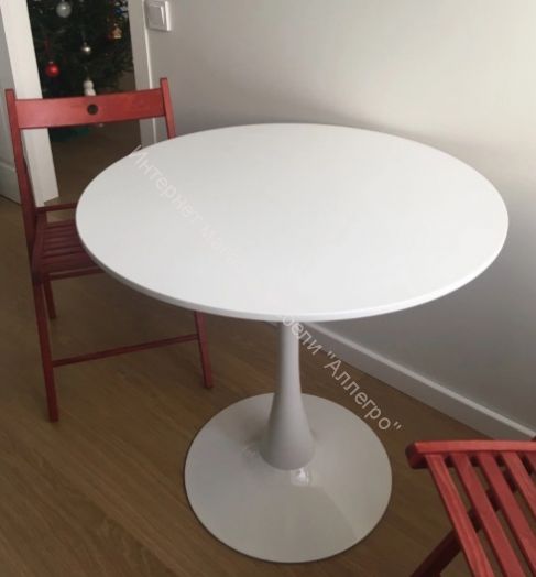 Стол "ST-022" (D 800) белый