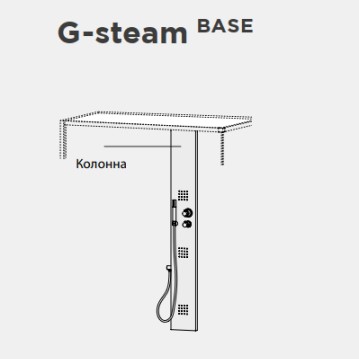 Душевая панель Hafro G-steam 4GSA1N0 без парогенератора ФОТО