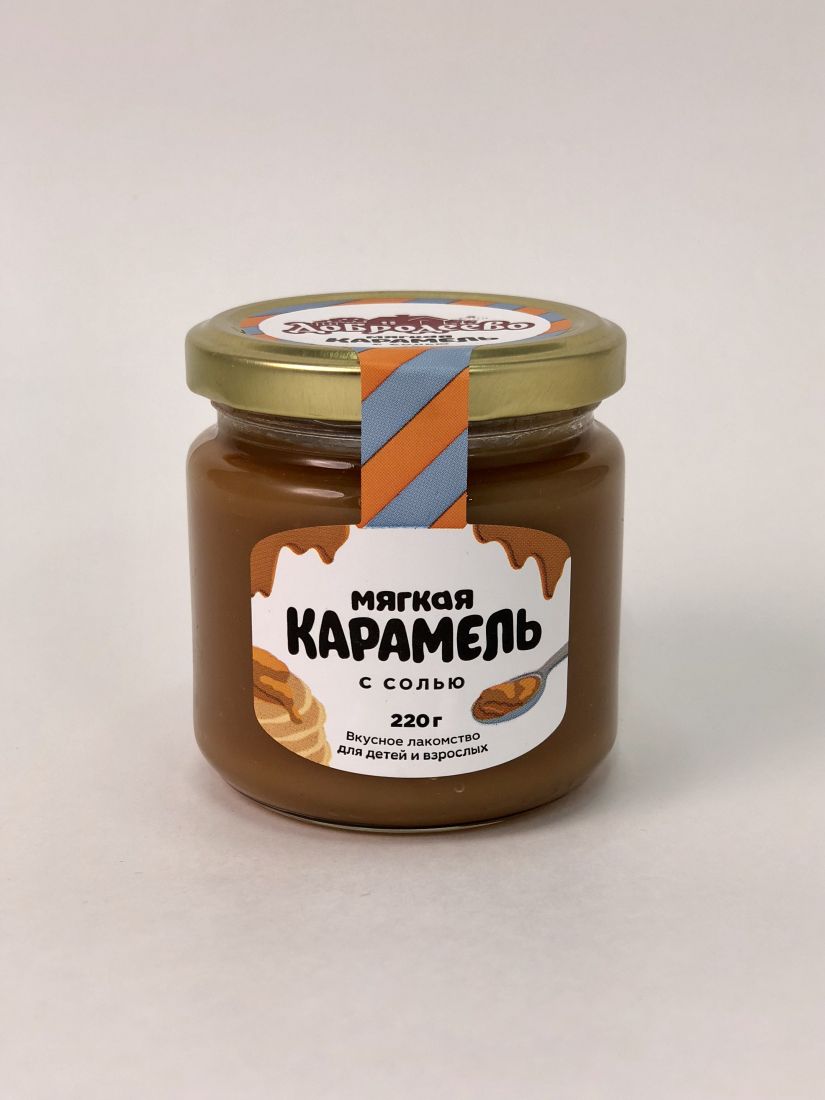 Мягкая карамель с солью 220 гр