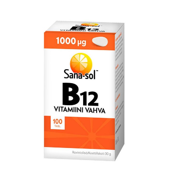 Sana-Sol vitamini B12 1000 mkg 100 tabl