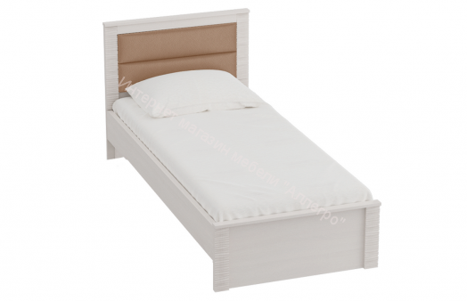 Кровать "Элана" 900/1200/1400/1600/180 Бодега белая