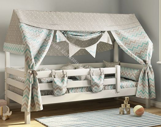 Кровать с надстройкой "Соня" Лаванда