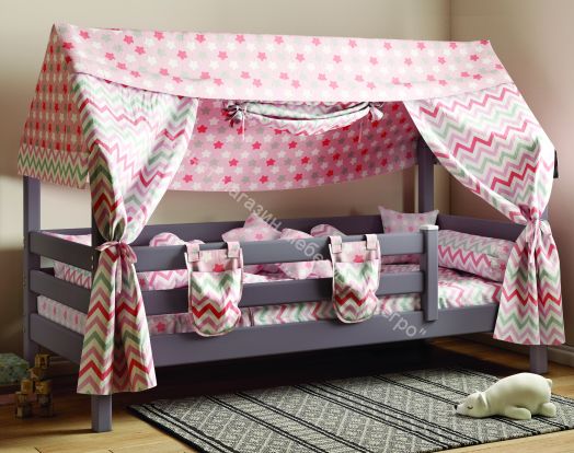 Кровать с надстройкой "Соня" Лаванда