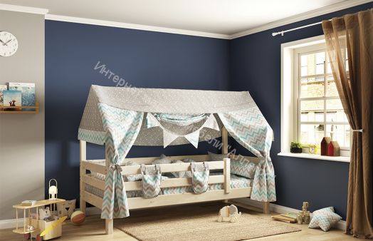 Кровать с надстройкой "Соня" Прозрачный