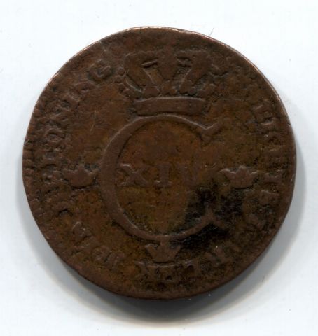 1/4 скиллинга 1827 Швеция