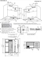 Сауна для квартиры с душевым пространством Hafro Cuna схема 1