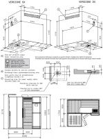 Сауна для квартиры с душевым пространством Hafro Cuna схема 2